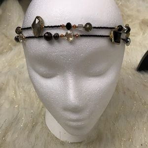 Pink Pewter Headband